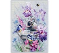 Magic Needle Zweigart Edition Kreuzstich Stickpackung Gartenbrunnen Zählmuster