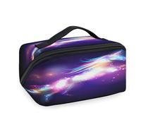 Magic Unicorn Reise-Make-up-Tasche für Damen, Herren, Mädchen, Jungen, Galaxie, Einhorn, Kulturbeutel, Kosmetik, Toilettenartikel, Organizer, Duschtasche