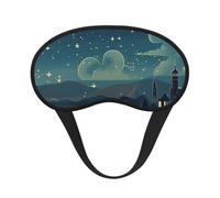 Magical Nights Schlafmaske, weich, bequem, Augenmaske mit verstellbarem Riemen, Verdunkelung, Augenschlafschutz, Abdeckung für Damen, Mädchen, Herren, Reisen, Yoga, Nickerchen, Schichtarbeit