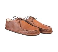 Magical Shoes Mokassins Herren, Barfußschuhe, Minimalschuhe aus Leder für Männer, Minimalist Footwear, minimalistische Halbschuhe braun, Barefoot Shoes Men, Braun, Gr. 47, Cameron