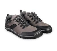 Magical Shoes wasserdichte Leder Barfußschuhe für Männer Minimal Boots Lightweight Barefoot Shoes Men Herbst Winterschuhe Minimalschuhe Gr. 42 Grau