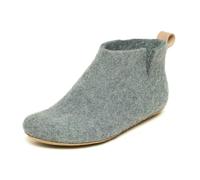Magicfelt Hausschuhe 743 – Hüttenschuh 100% Merino Grau Gr. 38