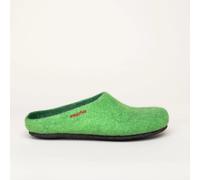 Magicfelt AN 709 Filzpantoffel | Damen Filz-Hausschuh | Farbe green | Pantoffel in Größe 34 green 34