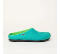 Magicfelt AN 709 Filzpantoffel | Damen Filz-Hausschuh | Farbe smaragd | Pantoffel in Größe 37 smaragd 37