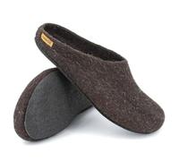 Magicfelt AT 719 Filz-Hausschuh - für Damen & Herren | Pantoffel aus 100% Schurwolle Juraschaf Schwarz, 43