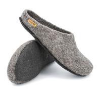 Magicfelt AT 719 Filz-Hausschuh - für Damen & Herren | Pantoffel aus 100% Schurwolle Steinschaf Grau, 46