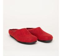 Magicfelt Filz-Hausschuh 709 aus 100% Merino-Wolle | Pantoffel für Damen & Herren mit anatomisch geformter Filz-Latex-Sohle - Made in Tirol mittel-rot 40