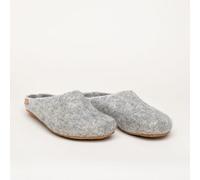 Magicfelt Filz-Hausschuh 713 aus 100% seltenen Wollen | Pantoffel für Damen & Herren mit hochwertiger Rinds-Sohle - Made in Tirol Gotlandschaf 37