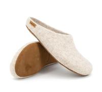 Gottstein Österreich-Marke Magicfelt Wollfilz-Pantoffel Unisex - 713 38 Beige(hellbeige)
