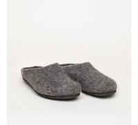 Magicfelt Filz-Hausschuh 719 aus 100% seltenen Wollen | Pantoffel für Damen & Herren mit anatomisch geformter Filz-Latexsohle - Made in Tirol Tiroler Steinschaf 36