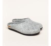 Magicfelt Filz-Hausschuh 719 aus 100% seltenen Wollen | Pantoffel für Damen & Herren mit anatomisch geformter Filz-Latexsohle - Made in Tirol Gotlandschaf 41