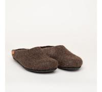 Magicfelt Filz-Hausschuh 719 aus 100% seltenen Wollen | Pantoffel für Damen & Herren mit anatomisch geformter Filz-Latexsohle - Made in Tirol Tiroler Bergschaf 40