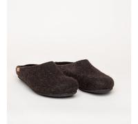 Magicfelt Filz-Hausschuh 719 aus 100% seltenen Wollen | Pantoffel für Damen & Herren mit anatomisch geformter Filz-Latexsohle - Made in Tirol Schweizer Juraschaf 37