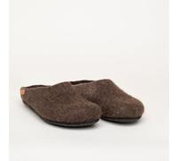 Magicfelt Filz-Hausschuh 719 aus 100% seltenen Wollen | Pantoffel für Damen & Herren mit anatomisch geformter Filz-Latexsohle - Made in Tirol Tiroler Bergschaf 37