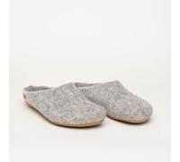 Magicfelt Filzhausschuh AR 728 Rare wools - Damen & Herren Pantoffeln | Hochwertiger Hausschuh - anatomisch geformtes Fußbett - rutschfeste Ledersohle Alpaka | 43