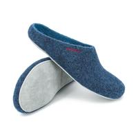 Magicfelt Filz-Hausschuh AP 701 aus reiner Merino-Wolle | Pantoffeln für Damen & Herren Dark Petrol, 42