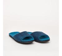 Magicfelt Filz-Sandale 722 für Damen aus 100% Merino-Wolle - Nachhaltige Sandale mit komfortabler Filz-Latex-Sohle dark blue washed 40