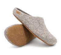 Magicfelt Filzhausschuh AR 728 Rare wools - Damen & Herren Pantoffeln | Hochwertiger Hausschuh - anatomisch geformtes Fußbett - rutschfeste Ledersohle Alpaka | 42