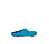 Gottstein Österreich-Marke Magicfelt Filzpantoffel Damen - 701 41 Blau(petrol)