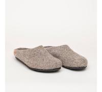 Magicfelt Gottstein naturbelassene ungefärbte Filzpantoffeln Hausschuhe Shetlandschaf (Braun) 40