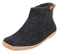 Magicfelt Hüttenschuh EO 730 - Filz-Hausschuhe aus 100% Merinowolle für Damen & Herren Charcoal, 40