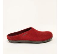 Magicfelt PO 736 Filzpantoffel | Damen Filz-Hausschuh | Farbe rubin | Pantoffel in Größe 38 rubin 38