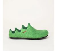 Magicfelt VE 721 | Damen Filz-Hausschuh | Farbe green | Pantoffel in Größe 42 green 42