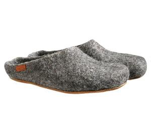 Magicfelt Wollfilz-Pantoffel Unisex - 713 Grau(Graubraun) 37