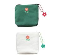 MAGICLULU 2 Stück Multifunktionale Stofftaschen aus Canvas Leichter Kleiner Aufbewahrungsbeutel mit Einfachem Design für Rucksack und Alltag zum Bequemen Tragen Zufällige Farbe