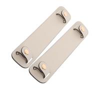 MAGICLULU 2 Stück Schulterpolster für Handtaschen Schultergurt Pu-Leder Komfortpolster Gepolstertes Schulterband für Tote Bag Entlastung Ergonomisch Stilvoll Abnehmbar