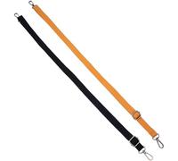 MAGICLULU 2 Stück Verstellbarer Schultergurt für Handtaschen Abnehmbar und Langlebig mit Metall schnallen Modischer Ersatzriemen in Gelb und Schwarz für Umhängetasche und Clutch