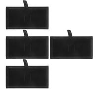 MAGICLULU 4stücke Schmuckbox Für Krawattennadel Und Manschettenknöpfe Kleine Schwarze -box Für Schmuckverpackung Eleganter Schmuckbehälter Für Und Aufbewahrung