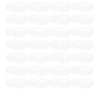 MAGICLULU 60 Transparente Gepäckgurte aus Pvc mit Matter Oberfläche Sichere Gepäckanhänger Schlaufen für Koffer für Reisen und Namensschilderbefestigung