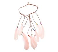 MAGICLULU Boho Pfauenfeder Haarband Stirnband Damen Ethno Haarschmuck Festival Kopfbedeckung für Party und Reisen