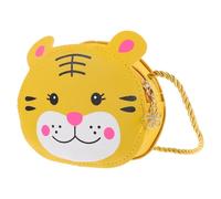 MAGICLULU Gelbe Cartoon Crossbody Tasche aus Pu Leder für Mädchen Strapazierfähig und Organisiert Handliche Umhängetasche für Kinder und Teenager