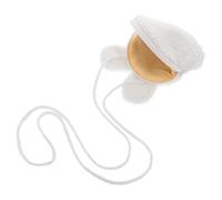 MAGICLULU Kawaii Plüsch Umhängetasche mit Kaninchenohren für Mädchen Weiches Münzportemonnaie Kleine Süße Cartoon Geldbörse für Alltag