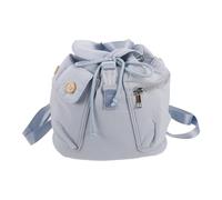 MAGICLULU Kleiner Damenrucksack aus Canvas mit Kordelzug Sport und Freizeitrucksack für Yoga und Reisen Praktisch Tragbar als Umhängetasche oder Gürteltasche
