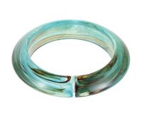MAGICLULU Modernes Rundes Acryl Armband für Damen Bequemes und Vielseitiges Geburtstagsarmband Geometrisches Breites Design für Jeden Anlass