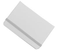 MAGICLULU Reisepasshülle aus Weißem Pu Leder mit Wärmetransferdruck Vielseitiger Schutz und Organizer für Reisepässe und Reisedokumente Unterwegs