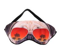 MAGICLULU Schlafmaske Mops Design Lichtblockierende Augenabdeckung für Damen und Herren Elastischer Komfort für Reisen Büro und Entspannung Niedliche Schlafmaske für Erholsamen Schlaf