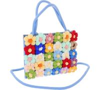 MAGICLULU Schultertasche Große Blaue aus Wollfilz, Leicht und Tragbar | Strapazierfähig, Geräumig, Modisch und Kreativ, für Alltag und Einkauf