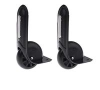 MagiDeal 1 Paar Rollen Ersatz Räder mit Schrauben für Trolley Reisekoffer Stoffkoffer Gepäck-Koffer