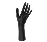 MagiDeal Weibliche Schaufensterpuppe Hände - Dekohand - künstliche Hand, Ringhalter Schmuckständer, Hand von rechts, Schwarz