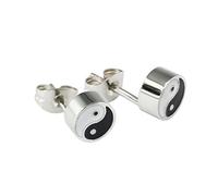 Magnet Ohrstecker Energetix 4you 1933P Yin Yang Hohe Qualität Magnetix Design 1933 Emoji Fashion mit Neodym Magnet + Schmucksäckchen