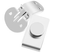 Magnetische Krawattenklammer für Herrenanzüge, Unsichtbar, Silber | Stahl und Edelstahl mit Magnet, Schonend ohne Stoffschäden, Sicherer Halt für Alltag und Vorstellungsgespräche