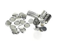 Magnetische Kühlschrank-Knöpfe, Rohlinge for Knöpfe und Abzeichen, Material for die Herstellung von Anstecknadeln, 25 mm/37 mm/44 mm/58 mm, 100 Stück für Bürospind(37mm)