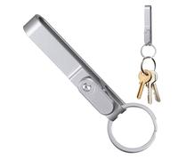 Magnetischer Schlüsselanhänger, Metallclip für Schlüssel mit Schnellverschluss, magnetischer Schlüssel-Organizer um 360 Grad drehbar | für Männer und Frauen Rucksack Geldbörse Wandern Auto