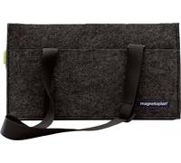 magnetoplan Desk Sharing & Hot Desking Bag ecoAware, Grau | BxHxT 420x180x56 mm | Ihre umweltfreundliche Laptoptasche aus 100% rPET-Filz | Ideal für Coworking, Desk Sharing, Meetings + Homeoffice