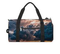 Magnificent Rainstorm Cloud Turnbeutel für Männer und Frauen, wasserdichte Turnbeutel, große Seesack für Reisen, Workout