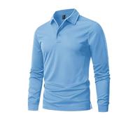 MAGNIVIT Herren Military Long and Short Sleeve Shirt Outdoor Performance Tactical Army Combat Polo Shirts - - Klein